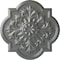 Ekena Millwork Bonetti Ceiling Medallion (Fits Canopies up to 5 1/8"), Hand-Painted Silver, 20"OD x 1 3/4"P CM20BOSLS - alternate 1